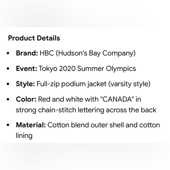 🆕💎 Team Canada Olympic Jacket - Picture 2 of 13